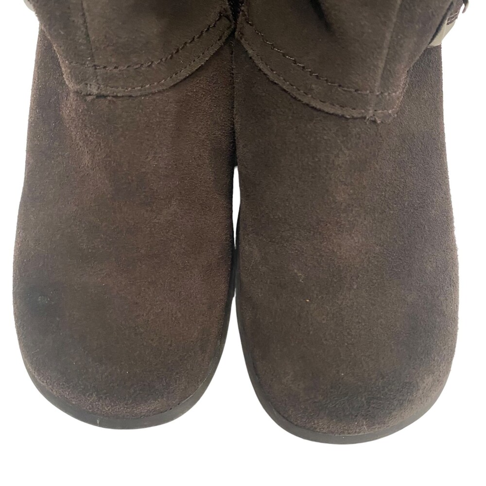 ST JOHN'S BAY Brown Leather Upper Winter Boots Size 7 - Picture 11 of 12